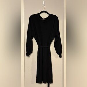 Black Long-Sleeve Dress by Brandy Melville